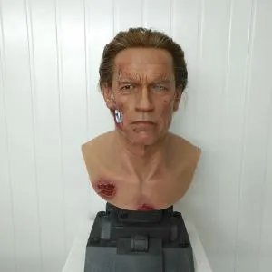 Terminator Silicone Bust Statue